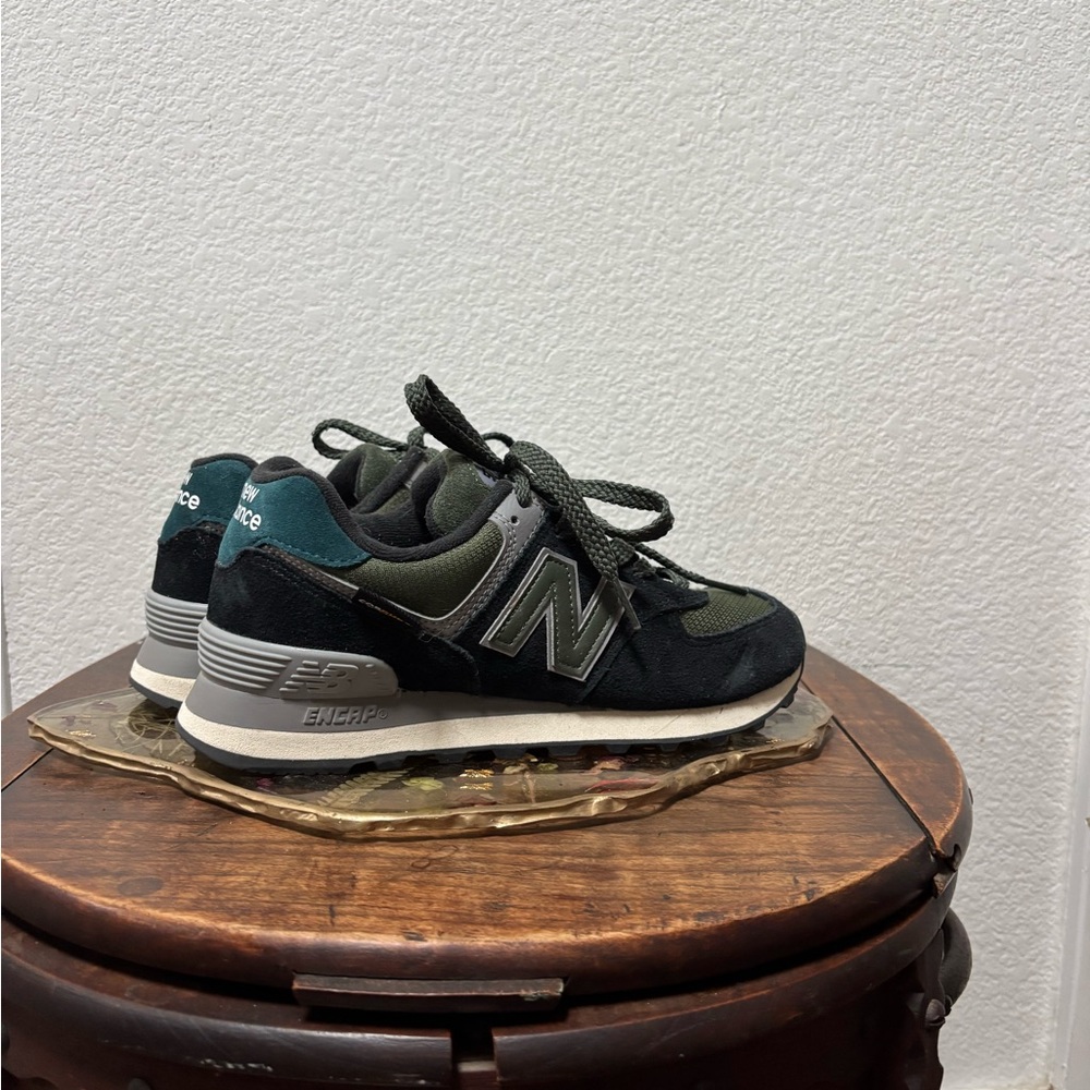 New Balance 574 Black Olive - Picture 5 of 8